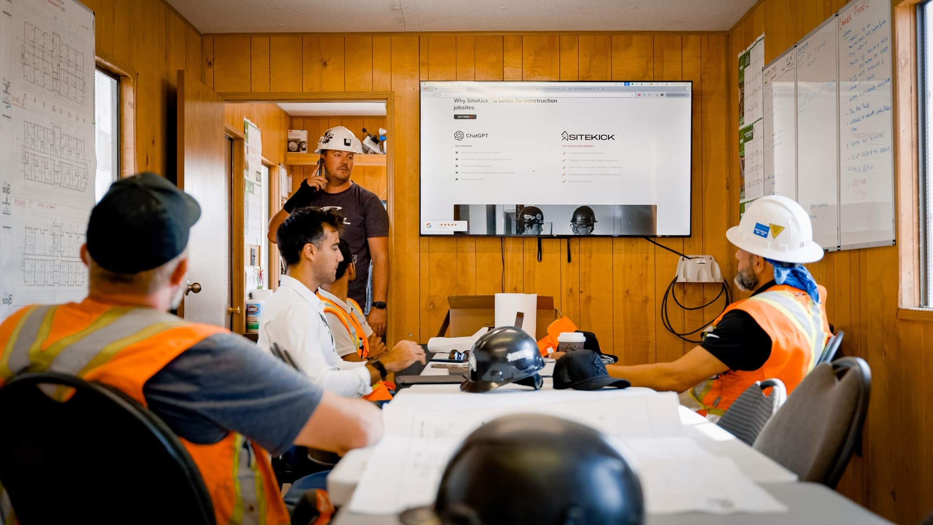 Horizons boots-on-the-ground job site walkthrough